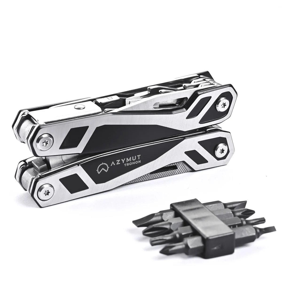 Multitool AZYMUT Trohon - 12 narzędzi +8 bitów +kabura (H-P2010121) - widok 2