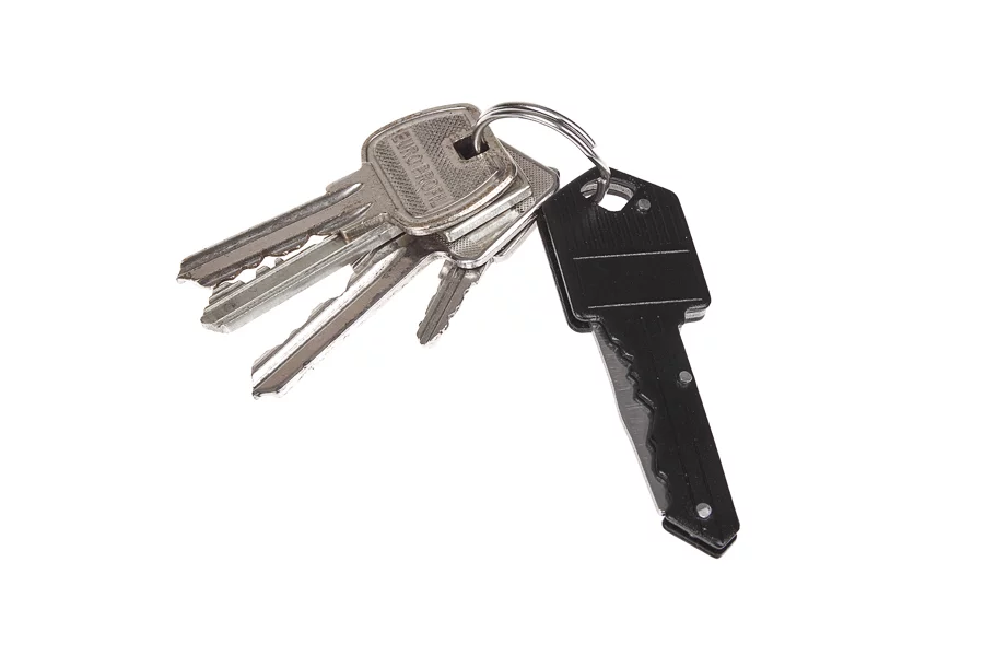 Nóż GUARD Key Knife, nóż składany w kluczu czarny (YC-006-BL) - widok 5