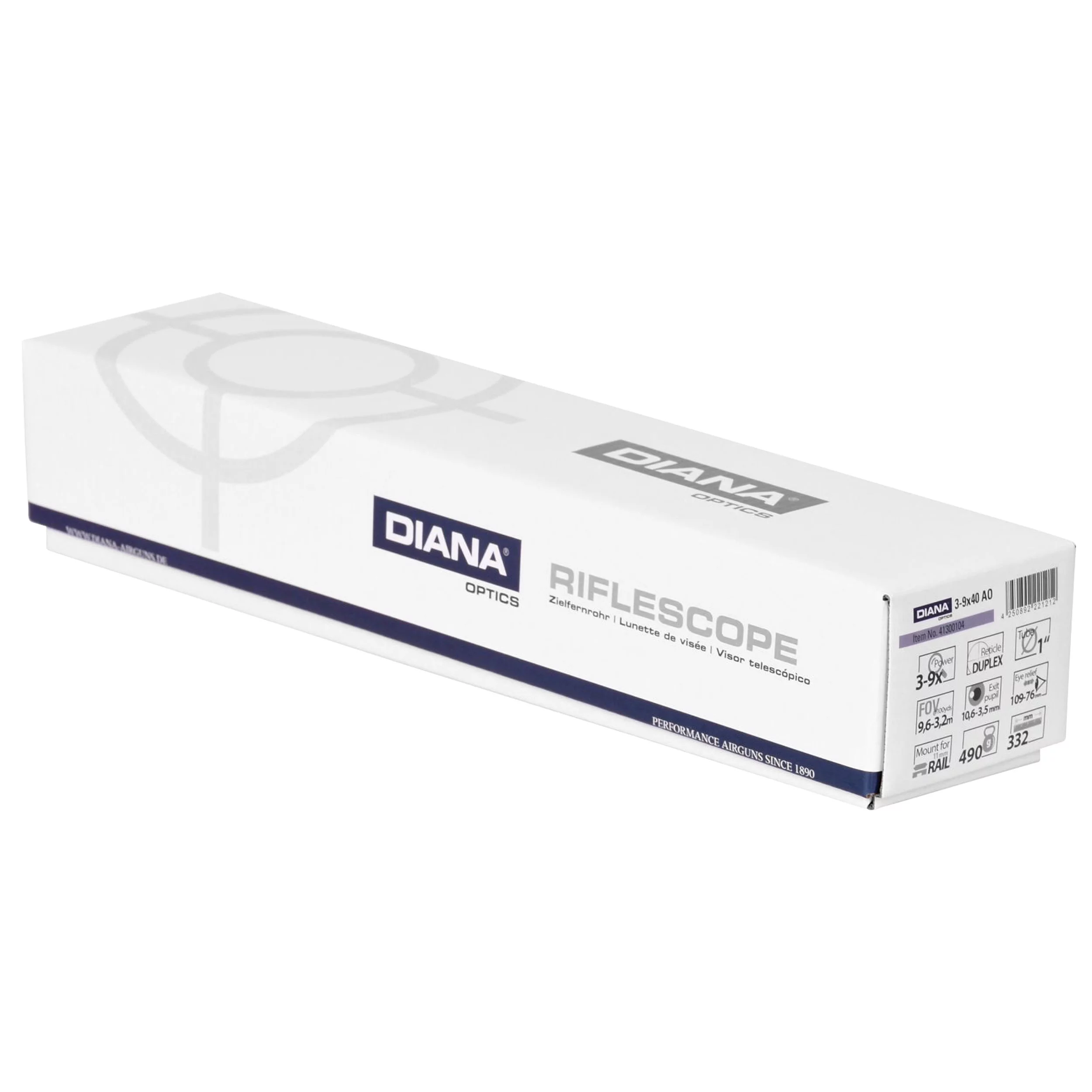 Luneta celownicza Diana 3-9x40 1" AO Duplexz montażem 11 mm. (41300104) - widok 5