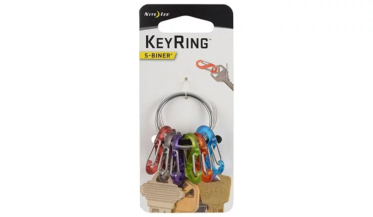 Organizer do kluczy Nite Ize KeyRing S-Biner - KRG2-11-R3