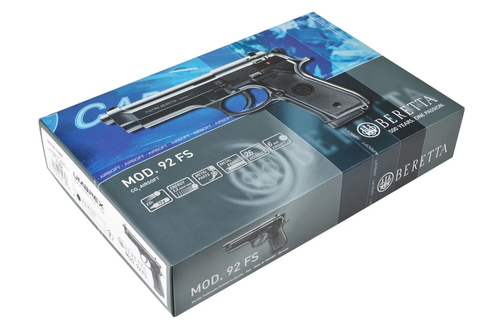 Pistolet ASG BERETTA 92 FS CO2 (2.5994) - widok 6
