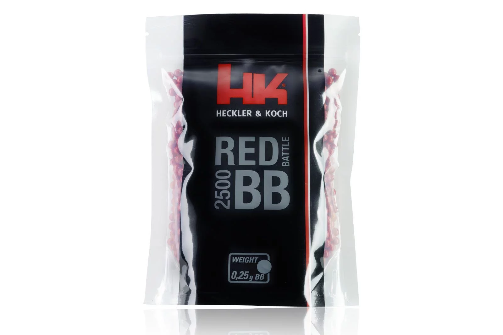 Kulki ASG 6 mm 0,25g Heckler&Koch Red Battle 2500 szt.(2.6113)
