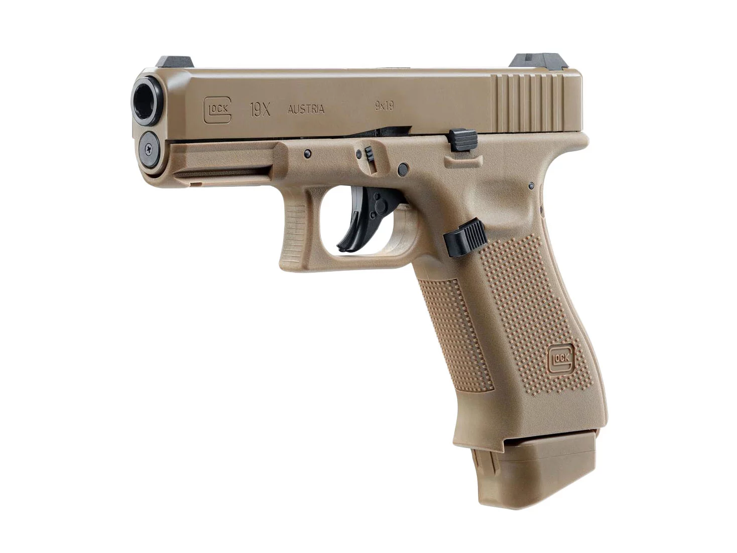 Pistolet ASG GLOCK 19X 6 mm coyote CO2 (2.6435) - widok 4