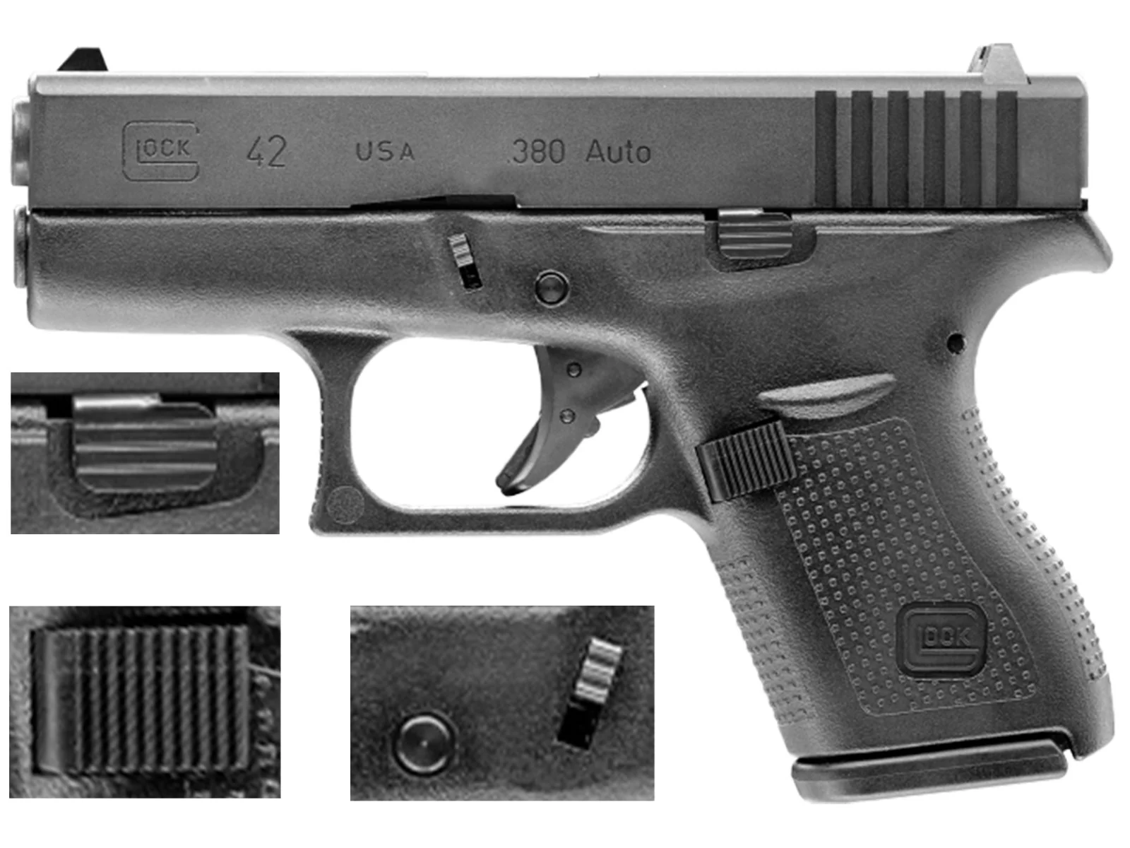 Pistolet ASG GLOCK 42 6 mm (2.6410) - widok 2