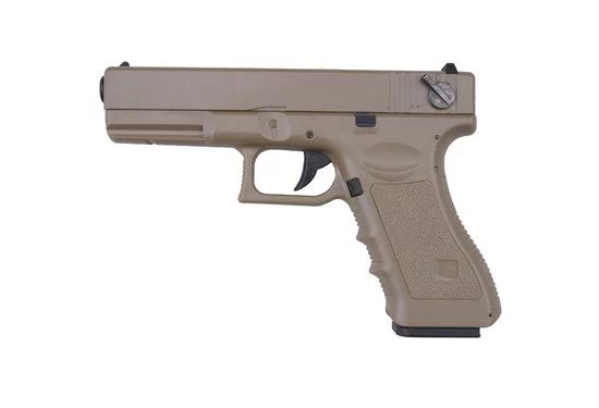 Pistolet ASG CYMA CM030 ver.II - TAN (Bez Akumulatora) (CYM-01-002326) - widok 7