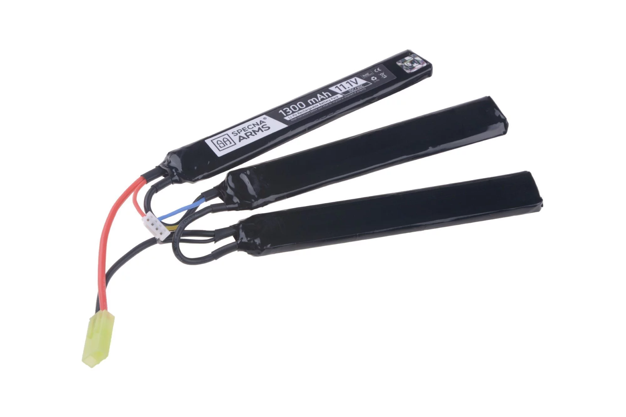 Akumulator LiPo 11,1V 1300mAh 15/30C - 3 modułowy (SPE-06-022016) SPECNA ARMS - widok 3