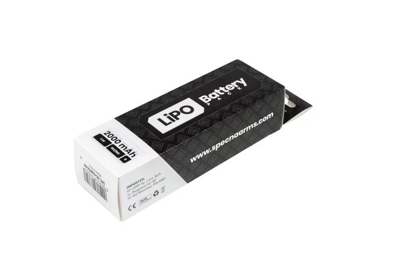 Akumulator LiPo 7,4V 2000mAh 15/30C - T-Connect (Deans) (SPE-06-024614) SPECNA ARMS - widok 2