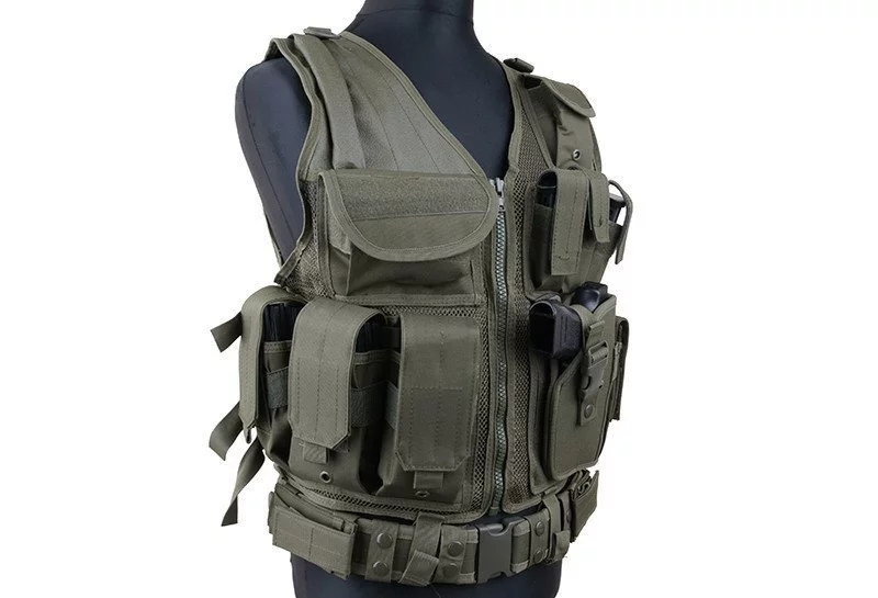 Kamizelka taktyczna KAM-39 - oliwkowa (GFT-18-001854) GFC TACTICAL - widok 3
