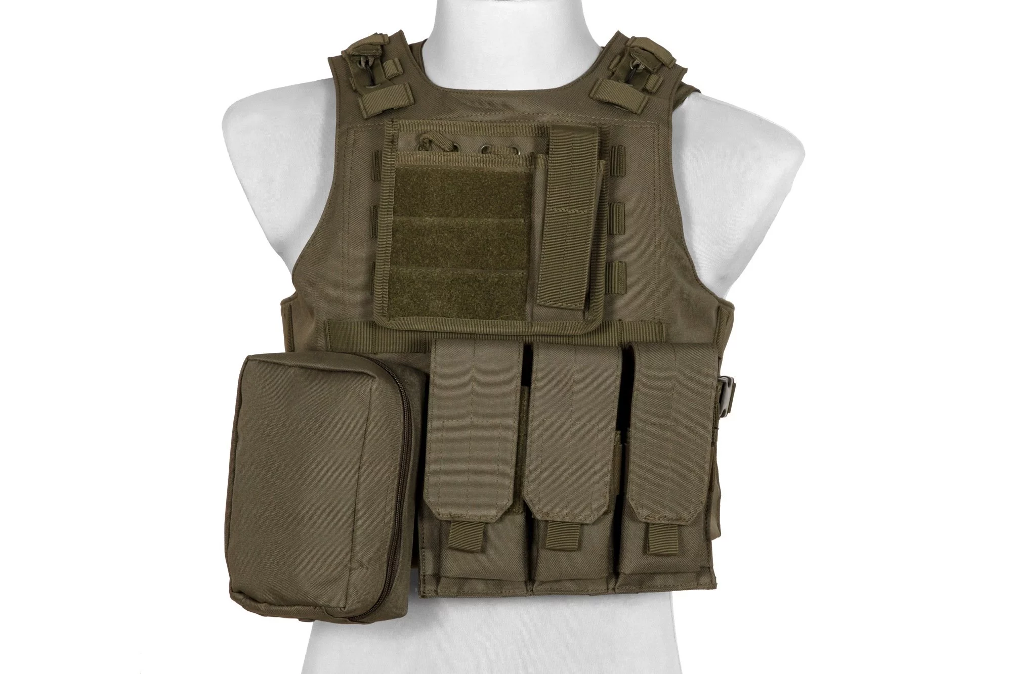 Kamizelka taktyczna typu FSBE - oliwkowa (GFT-18-001010) GFC TACTICAL - widok 2