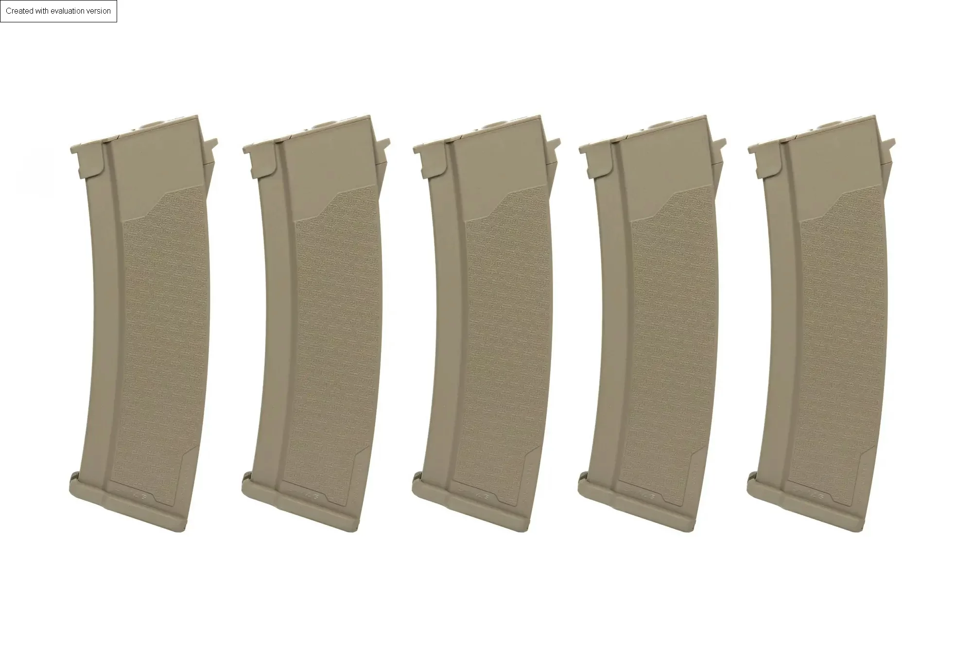 Zestaw 5 magazynków ASG S-Mag do serii J - Hi-cap - tan (SPE-05-032797) SPECNA ARMS - widok 3