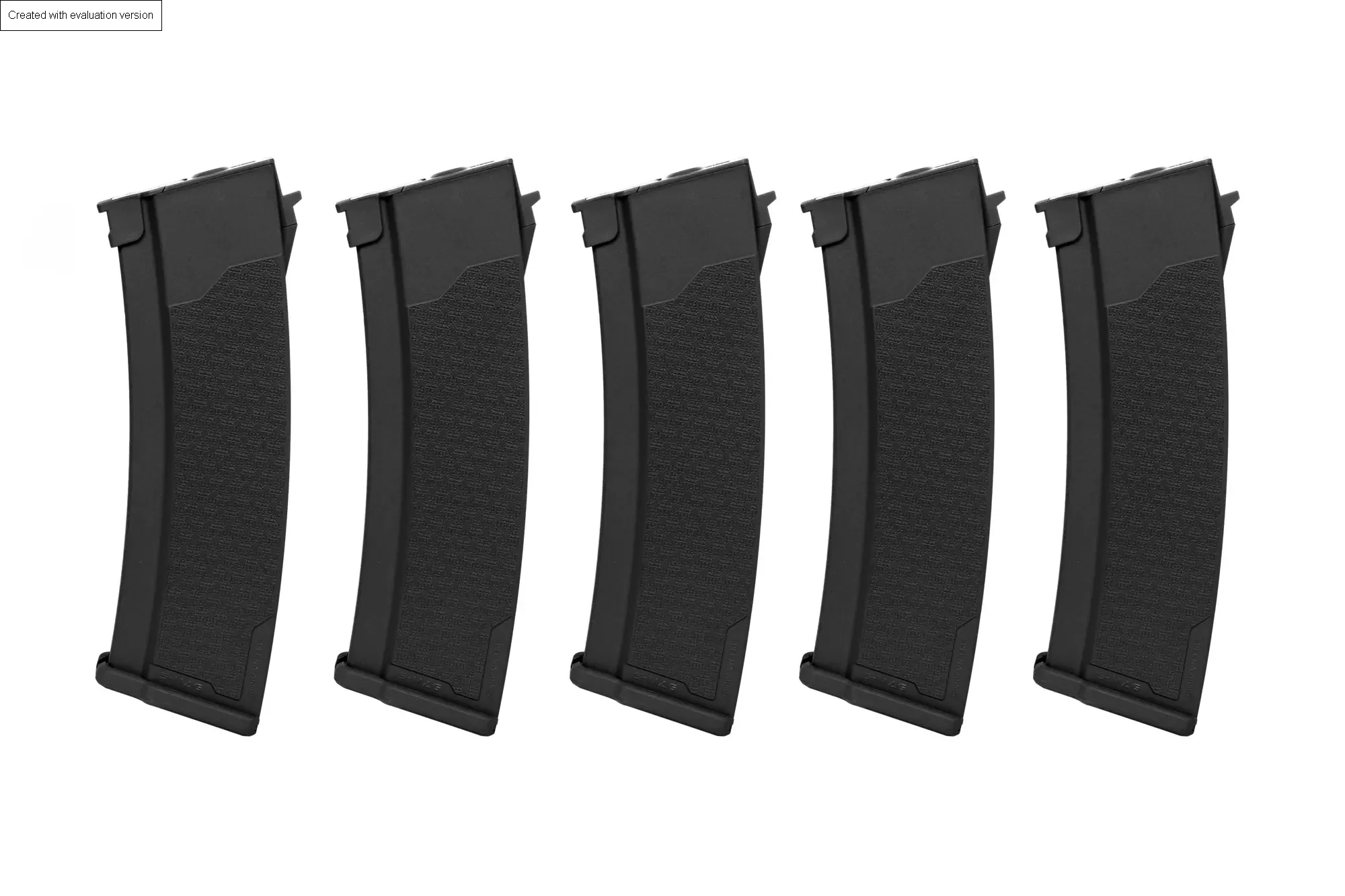 Zestaw 5 magazynków ASG S-Mag do serii J - Hi-cap - czarny (SPE-05-032796) SPECNA ARMS - widok 3