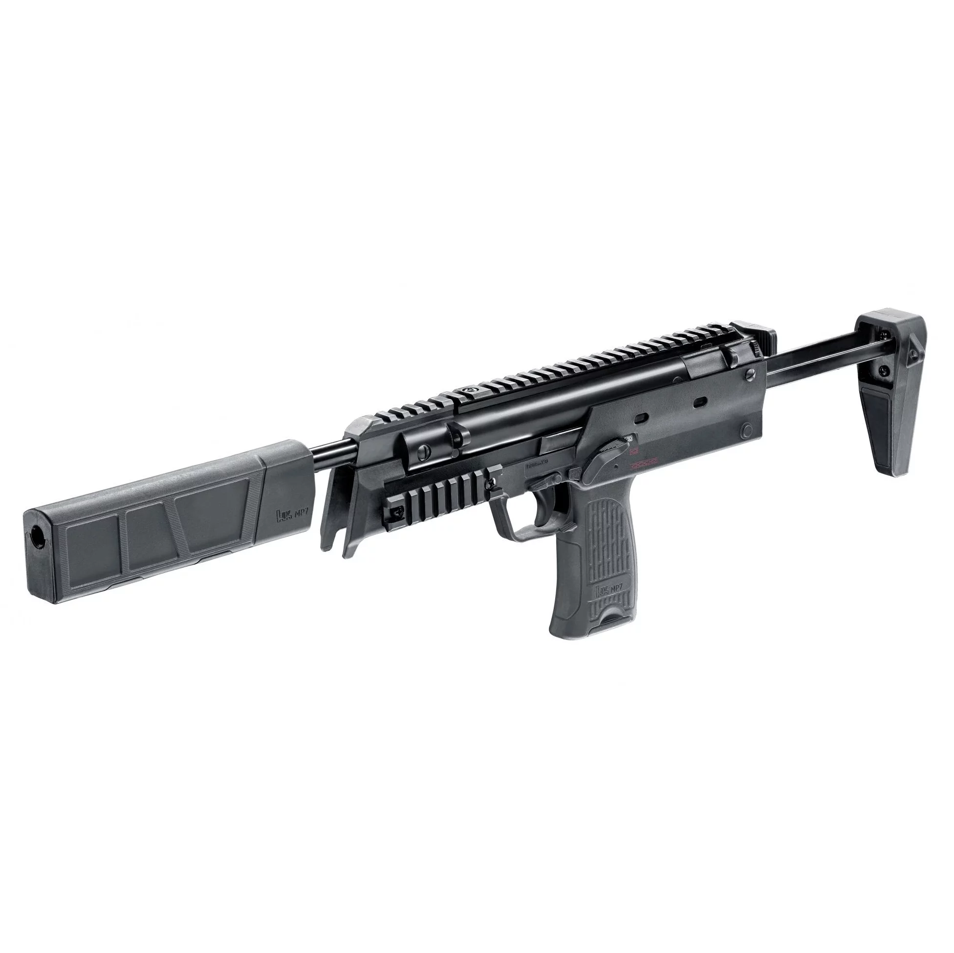 Pistolet maszynowy wiatrówka Heckler&Koch MP7 SD 4.5 mm sprężynowa (2.4370) - widok 3