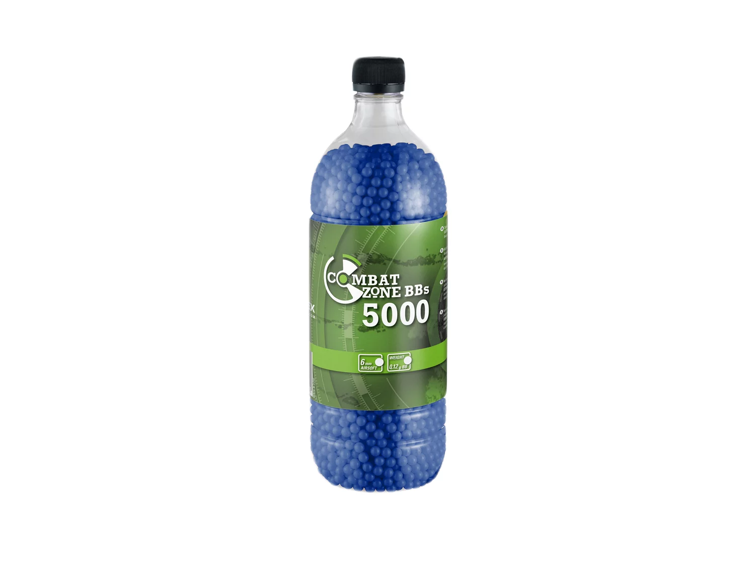 Kulki ASG Combat Zone Basic 0,12 g 6 mm 5000 szt. zielone (2.5671)