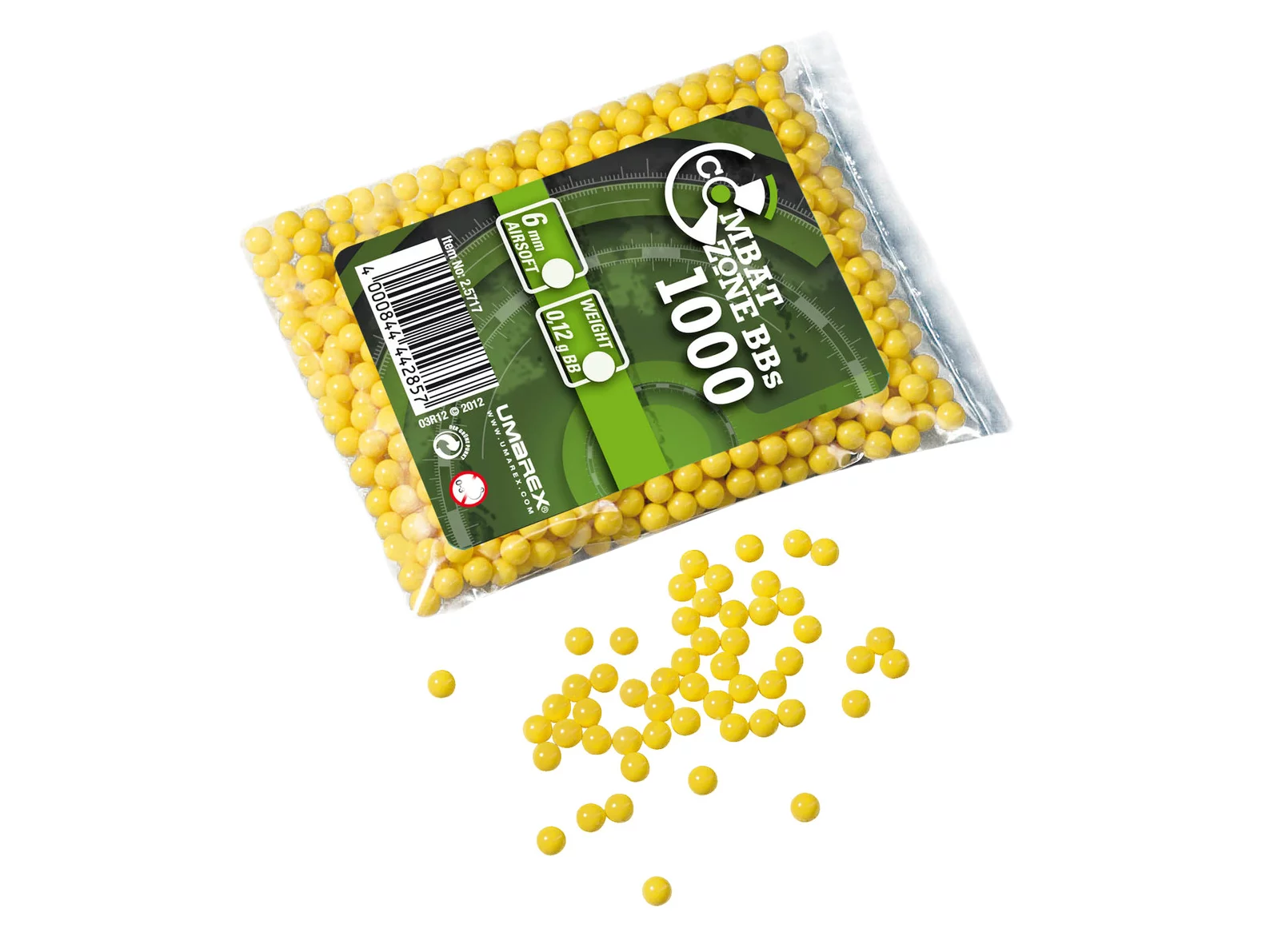 Kulki ASG 6 mm Combat Zone Basic 0,12 g 6 mm 1000 szt. (2.5717)