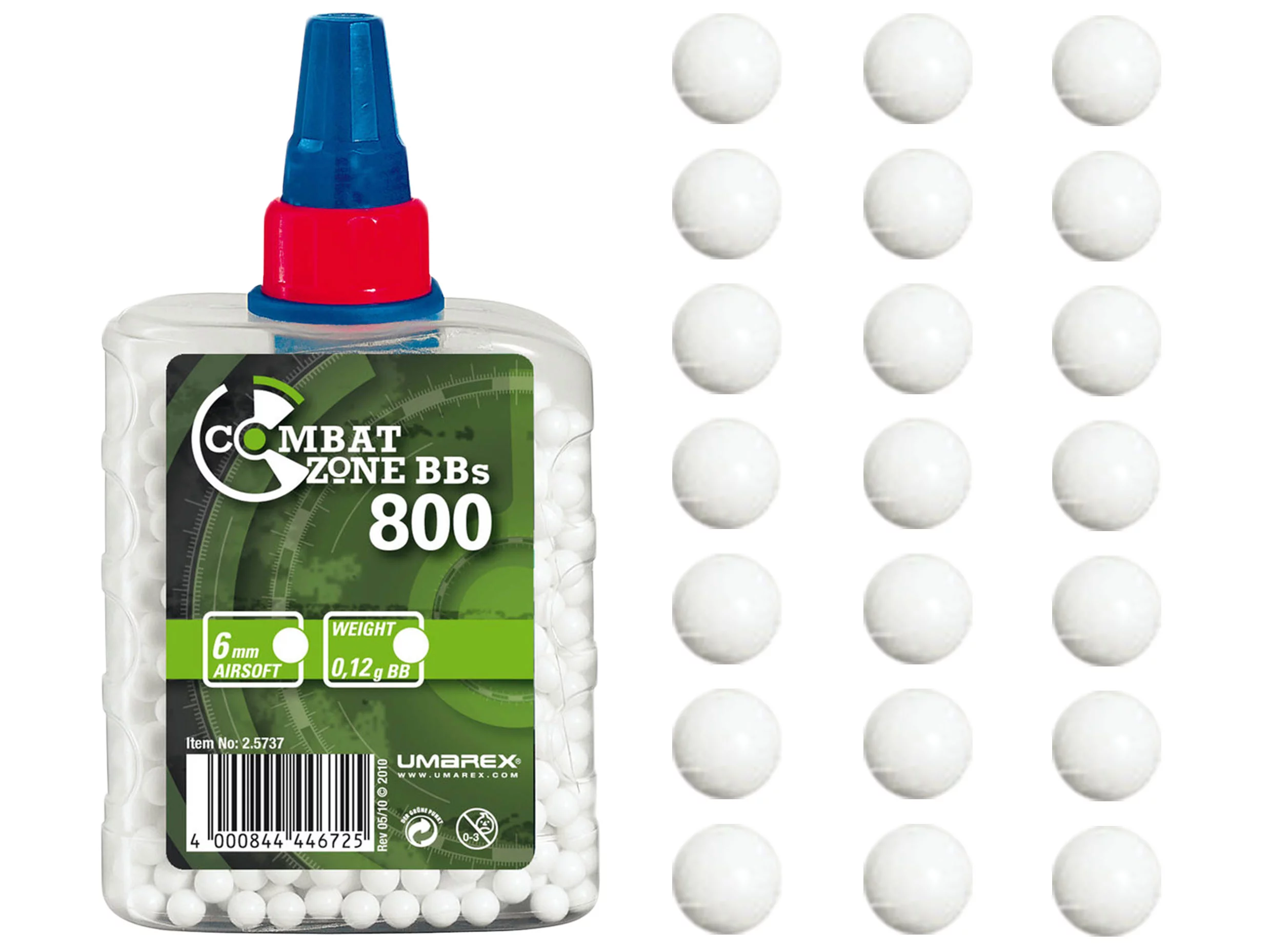 Kulki ASG 6 mm Combat Zone Basic 0,12 g 6 mm 800 szt. (2.5737) UMAREX - widok 2