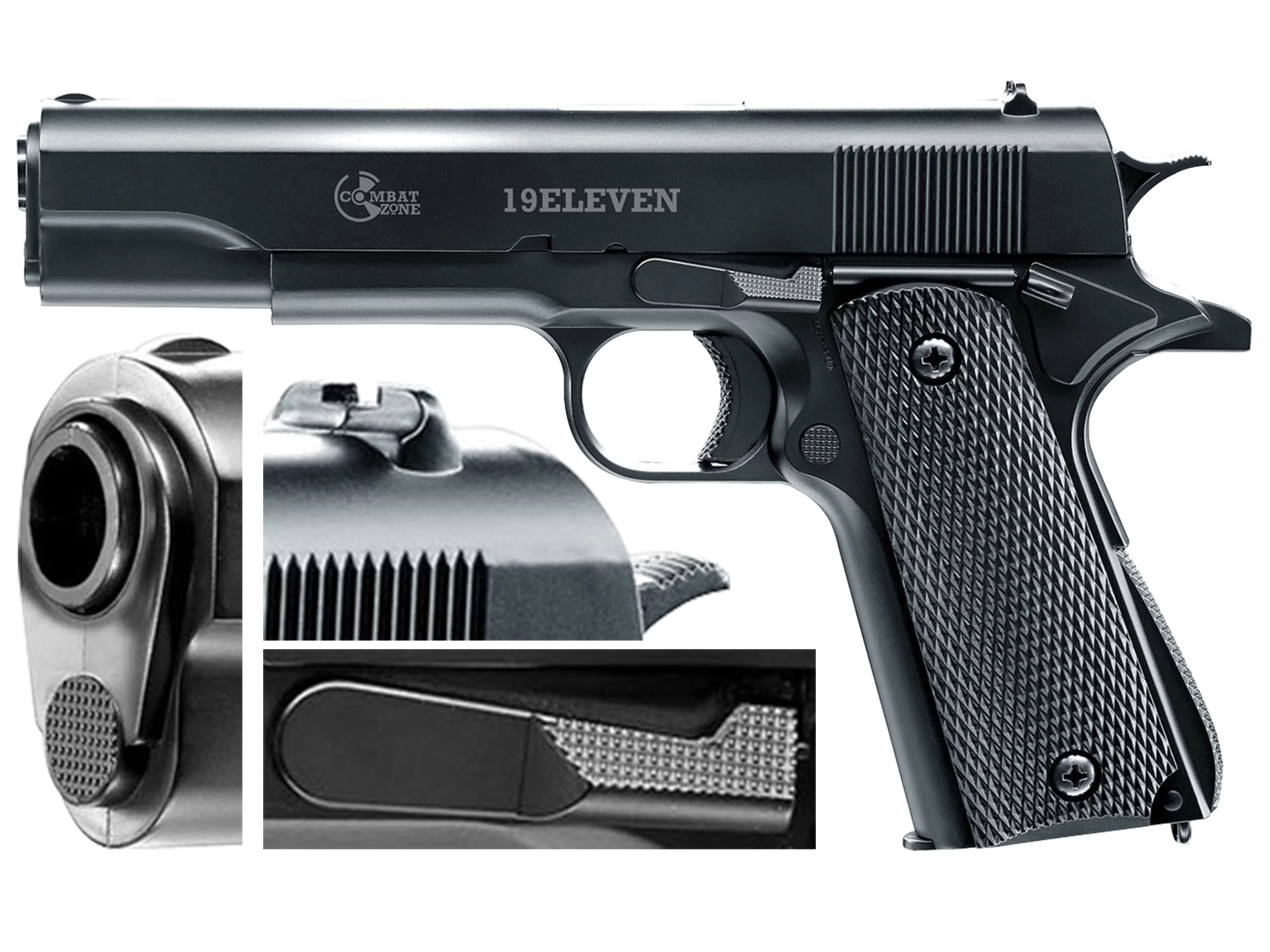 Pistolet ASG Combat Zone 19Eleven 6 mm (2.5999) UMAREX - widok 4