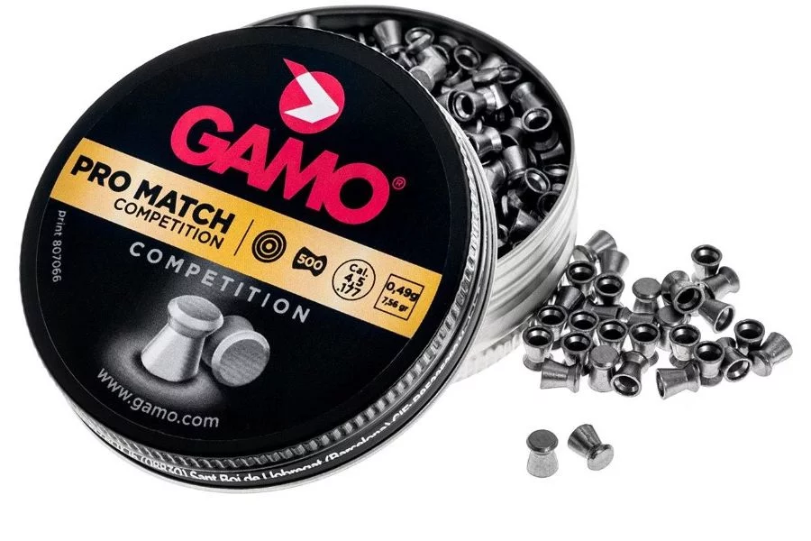 Śrut 4,5 mm Diabolo GAMO Pro Match płaski 500 szt. (6321834) - widok 2