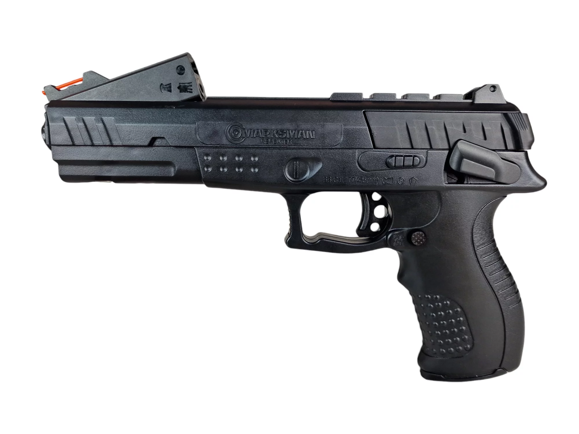 Pistolet wiatrówka MARKSMAN Repeater 1018 4,5 mm BB's / Diabolo / Lotki 1-strzałowy sprężyna +200 BBs (M-1018-45) - widok 5