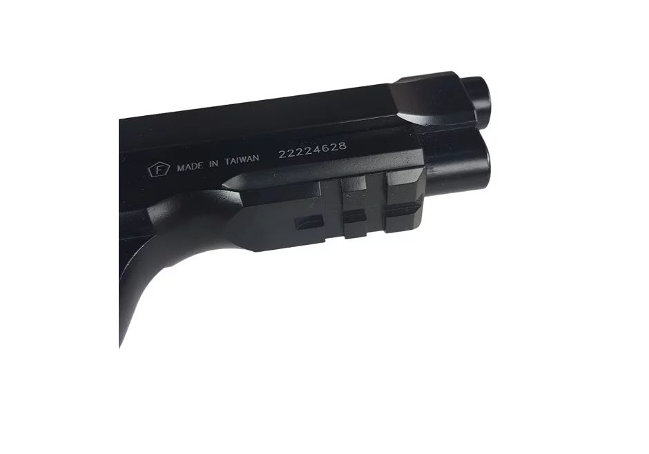 Pistolet wiatrówka RANGER M92 FULL AUTO BLOWBACK k.4,5BBs 18-strzał. KWC (AAKCMF230AZB) - widok 8
