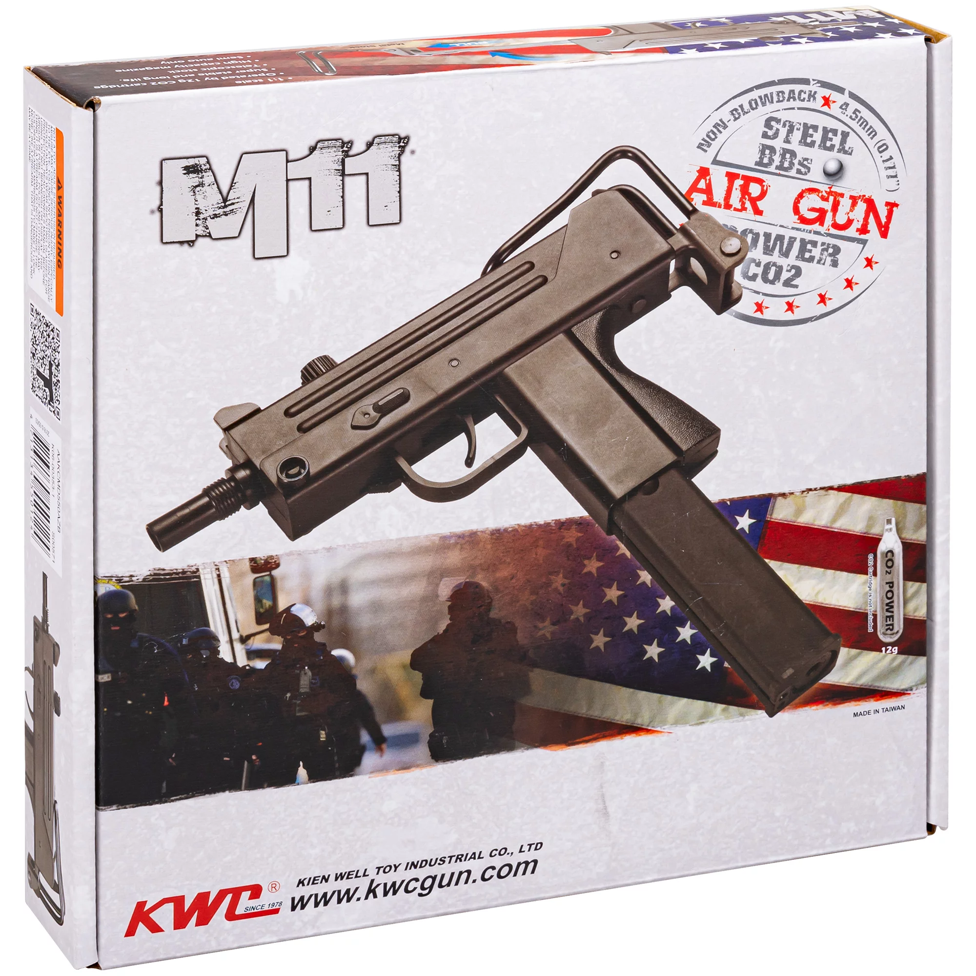 Pistolet wiatrówka RANGER M11 MiniUZ1 KWC kal.4,5BBs 39-strzał. CO2 (AAKCMD550AZB) - widok 5