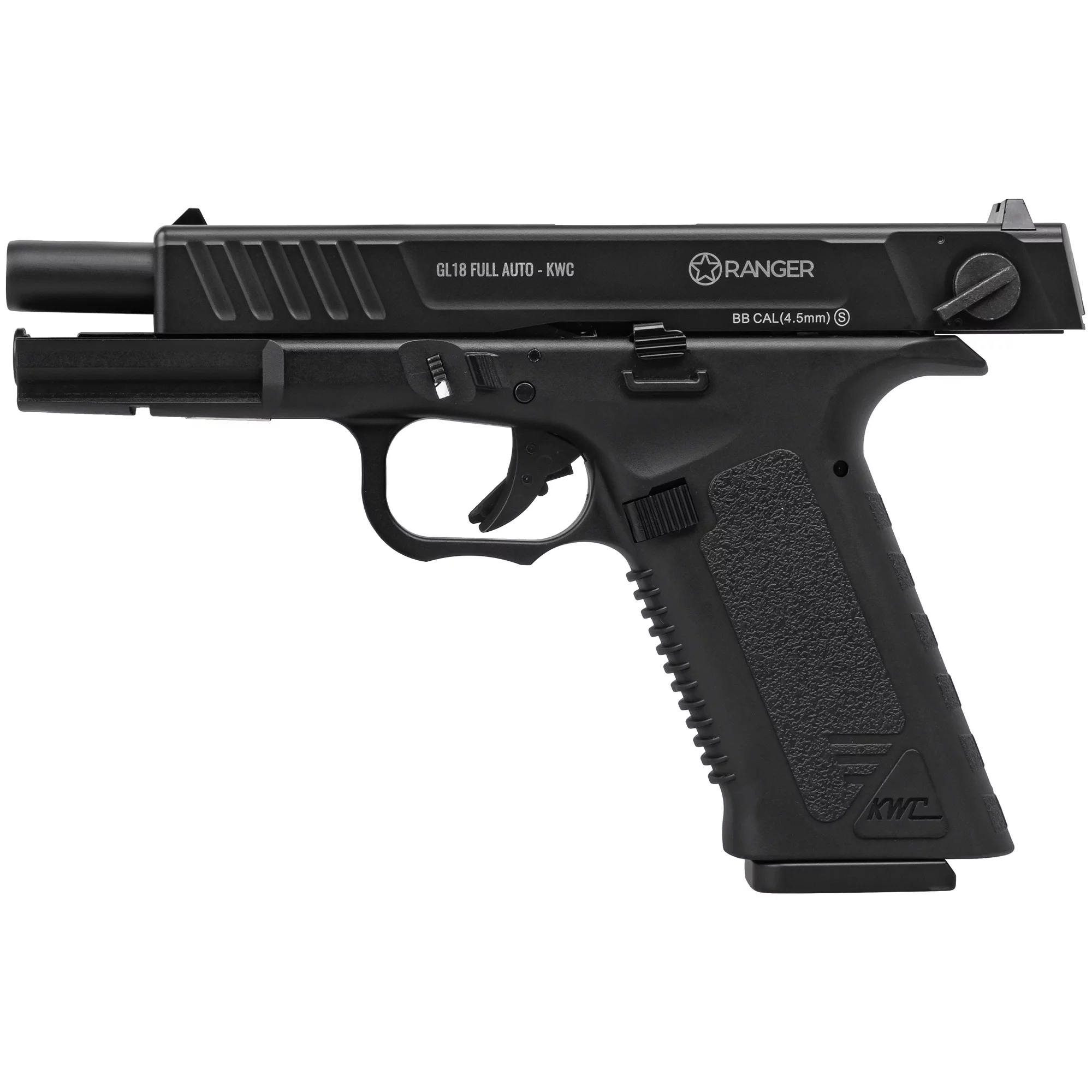 Pistolet wiatrówka RANGER GL18 FULL AUTO BLOWBACK k.4,5BBs 18-strzał. KWC (AAKCMF202AZB) - widok 2