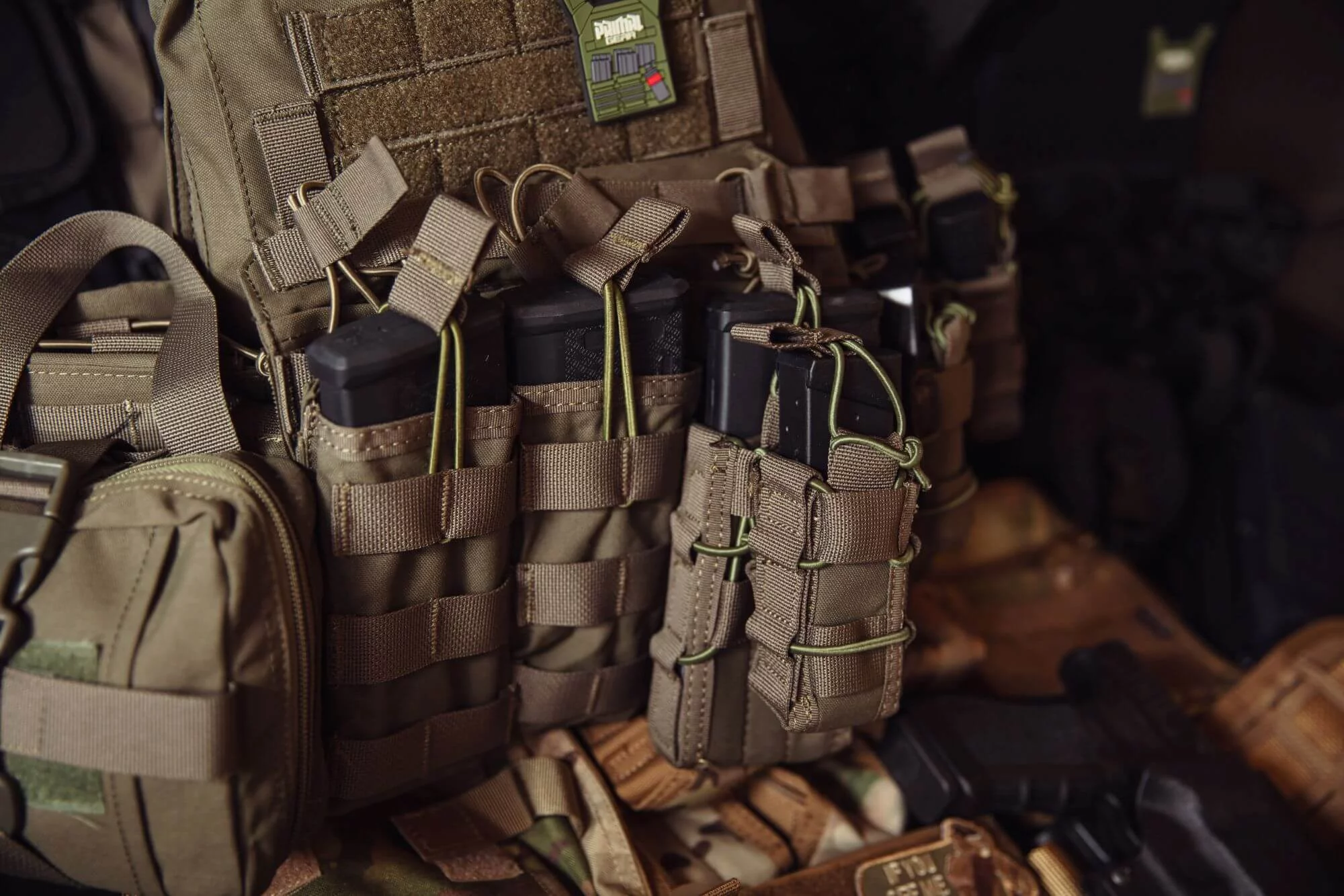 Ładownica potrójna PRIMAL GEAR na magazynki Open Koga - Coyote Brown  (PRI-19-031750) - widok 6
