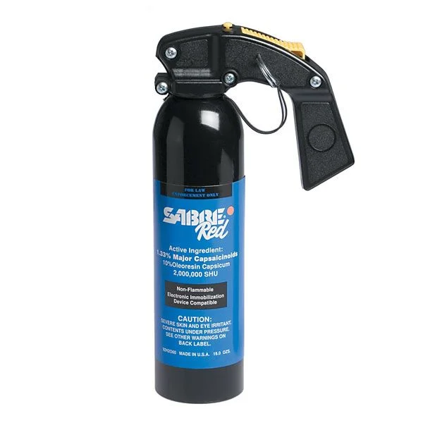 Gaz pieprzowy Sabre Red MK9 450ml piana z chwytem pistoletowym "gaśnica" (92H2060-F)