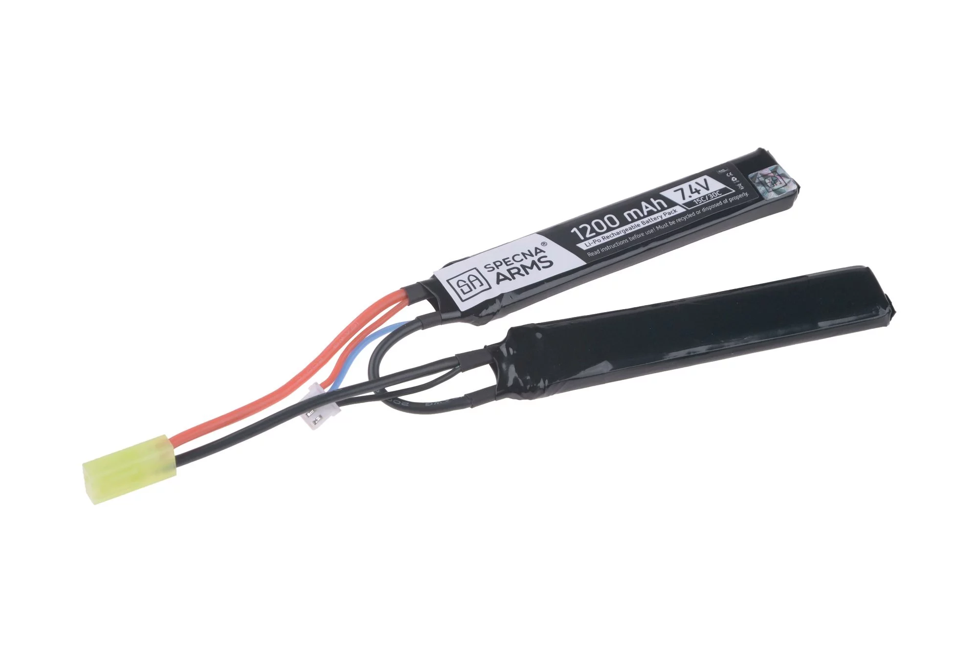 Akumulator LiPo 7,4V 1200mAh 15/30C - 2 modułowy (SPE-06-022012) SPECNA ARMS - widok 3