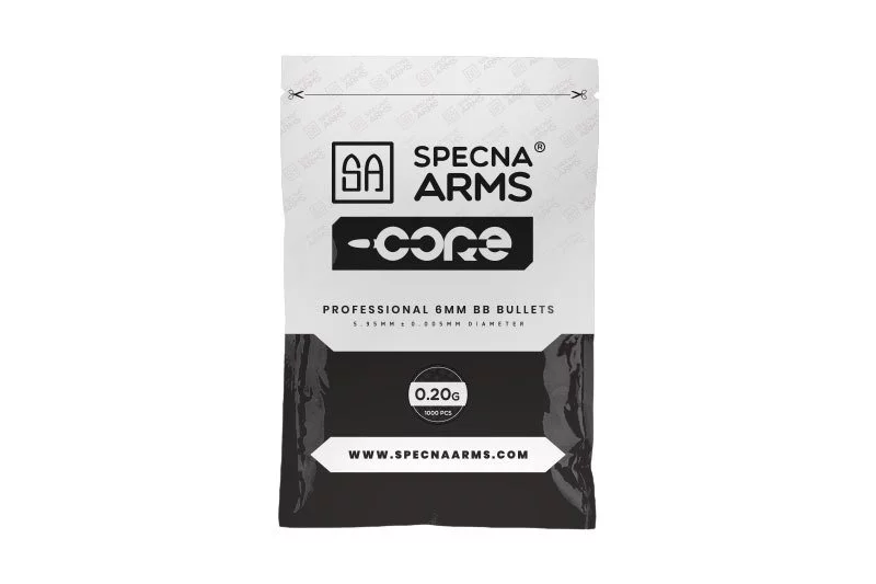 Kulki ASG 6 mm Specna Arms CORE 0,20g - 1000 szt. (SPE-16-021002)