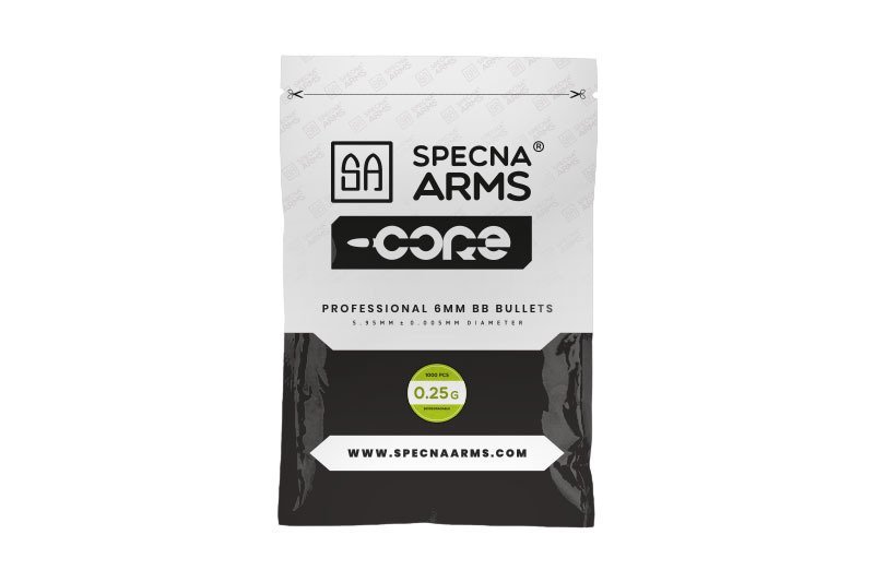 Kulki ASG 6 mm Specna Arms CORE BIO 0,25g - 1000 szt. (SPE-16-021021)