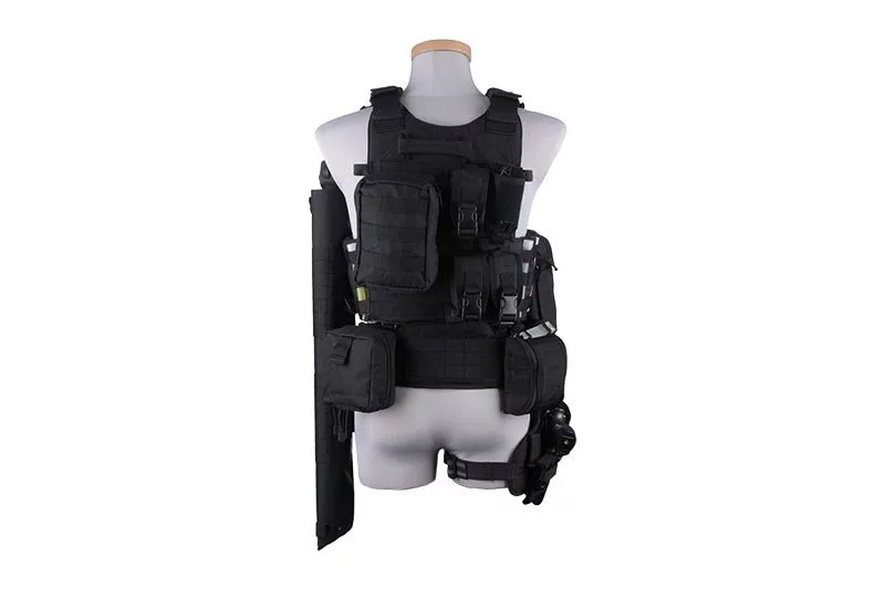Pasoszelki typu X - czarne (GFT-34-011570) GFC TACTICAL - widok 3