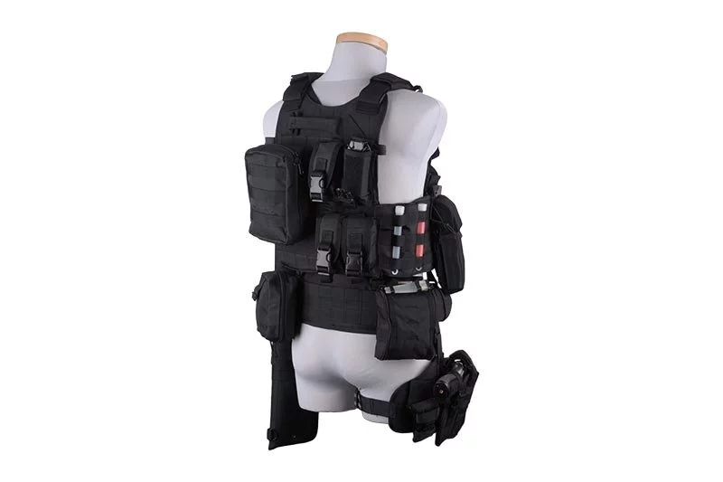 Pasoszelki typu X - czarne (GFT-34-011570) GFC TACTICAL - widok 2