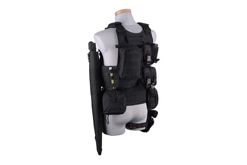 Pasoszelki typu X - czarne (GFT-34-011570) GFC TACTICAL - widok 4