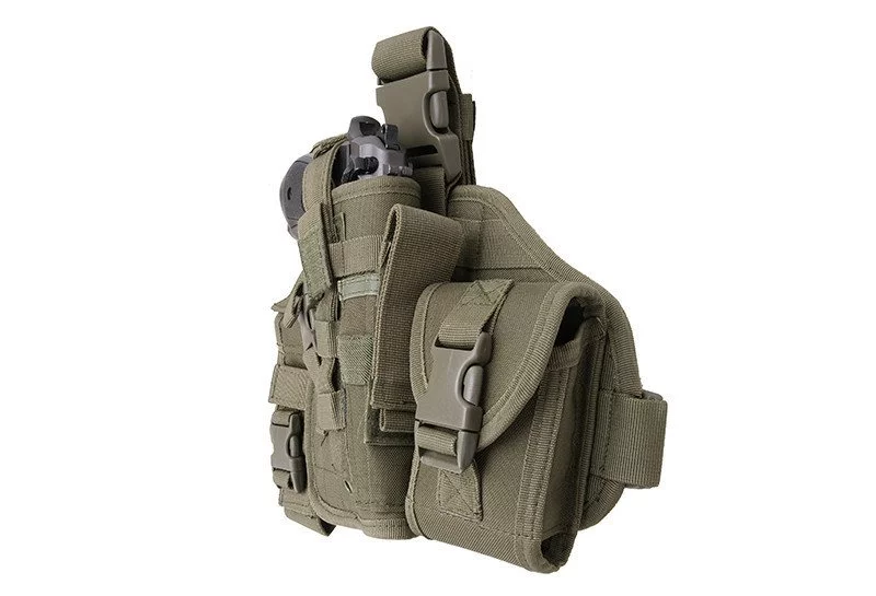 Modułowy panel udowy z kaburą - oliwkowy (GFT-29-000568) GFC TACTICAL - widok 4