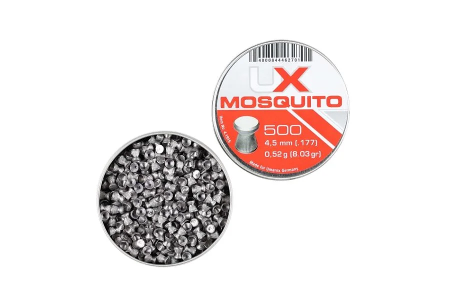 Śrut 4,5 mm Diabolo UMAREX Mosquito płaski molet. 500 szt. (4.1915.1) - widok 2