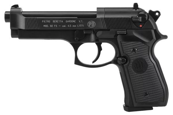 Pistolet wiatrówka BERETTA 92 FS 4,5 mm Diabolo gwint 8-strzał. CO2 (419.00.00) - widok 3