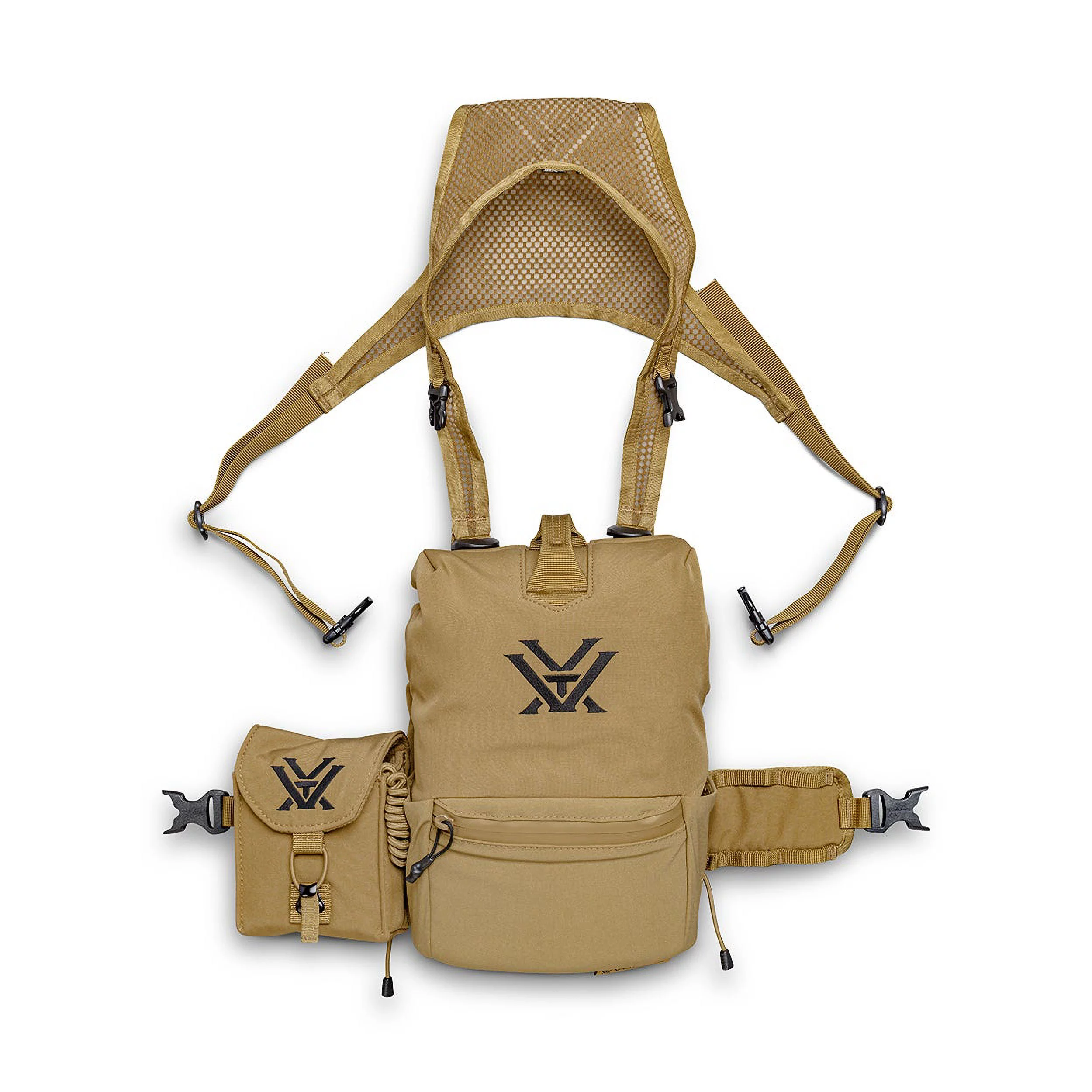 Futerał na lornetkę Vortex Glasspak Pro Harness S (186-583) z zapasowym kieszeniem, chroniącym optykę przed warunkami atmosferycznymi i uszkodzeniami mechanicznymi.