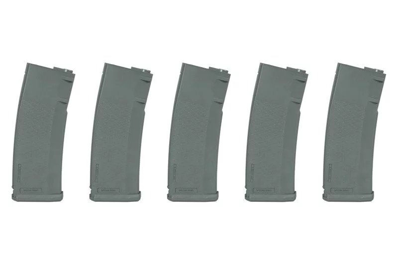 Zestaw 5 magazynków S-Mag Hi-Cap na 380 kulek - Chaos Grey  (SPE-05-025728) SPECNA ARMS - widok 4