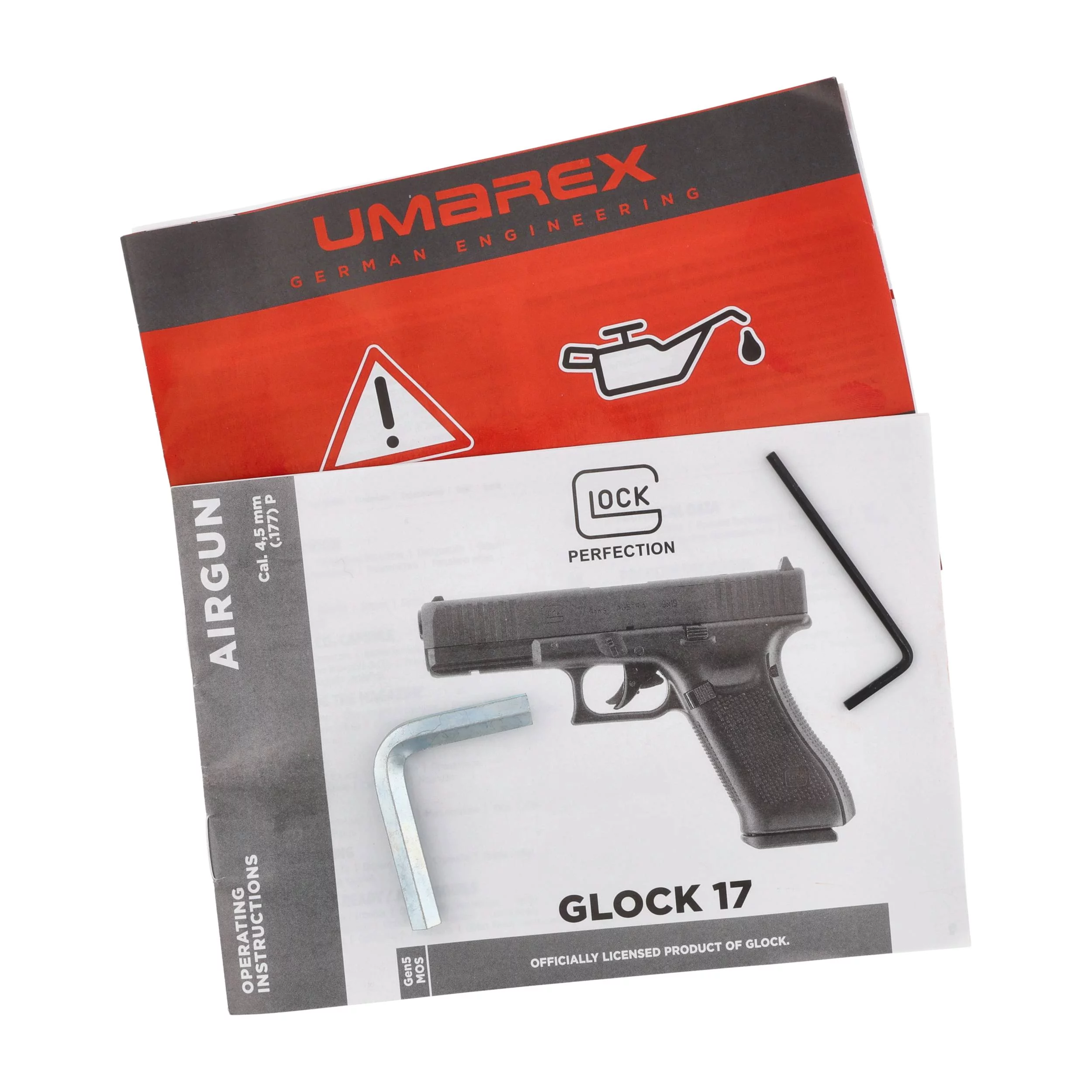 Pistolet wiatrówka Glock 17 gen 5. MOS 4,5 mm BB 21-strzał. CO2 (5.8409) - widok 7