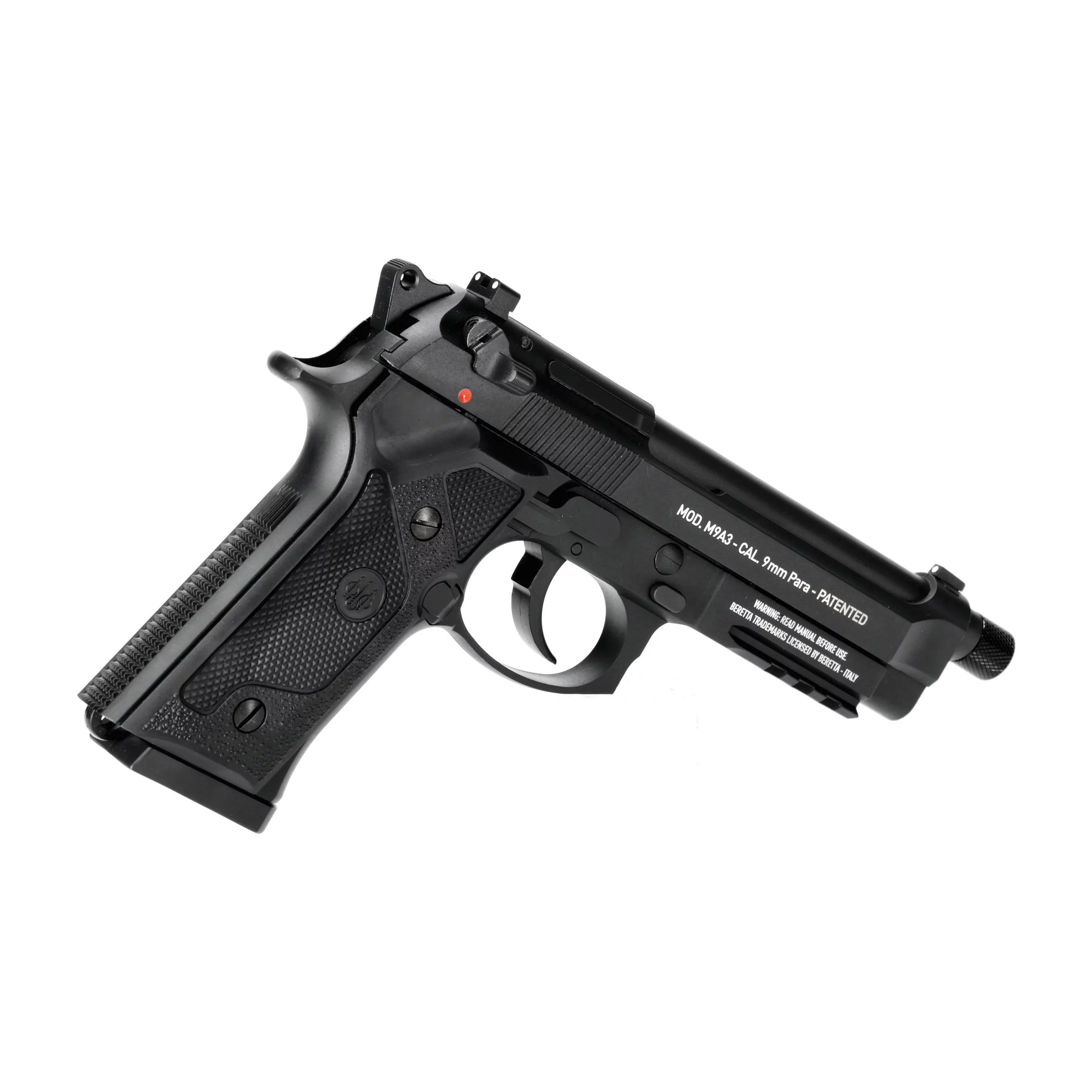Pistolet wiatrówka Beretta M9A3 FM 4,5 mm czarny (5.8393) - widok 4