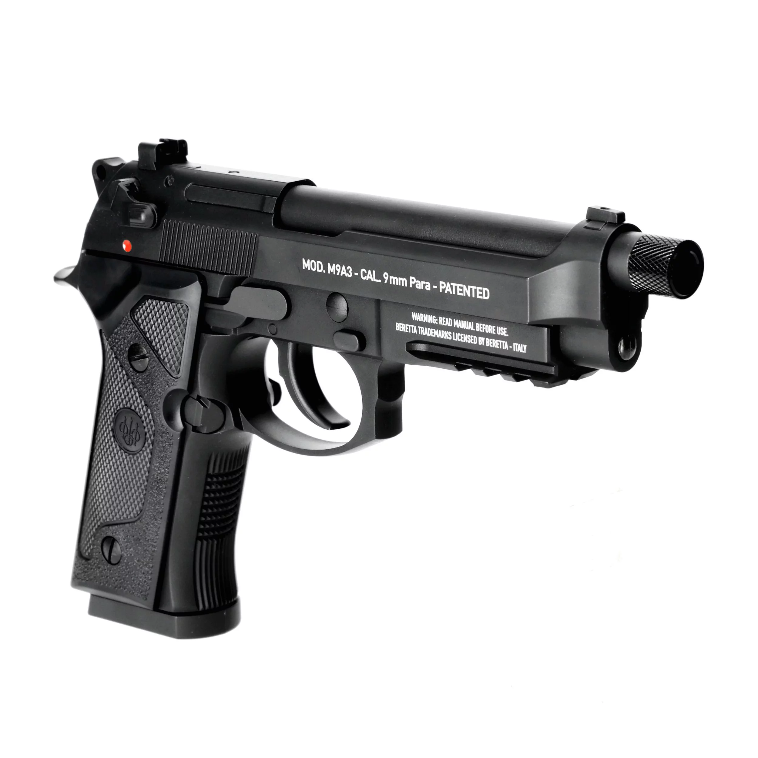 Pistolet wiatrówka Beretta M9A3 FM 4,5 mm czarny (5.8393) - widok 8