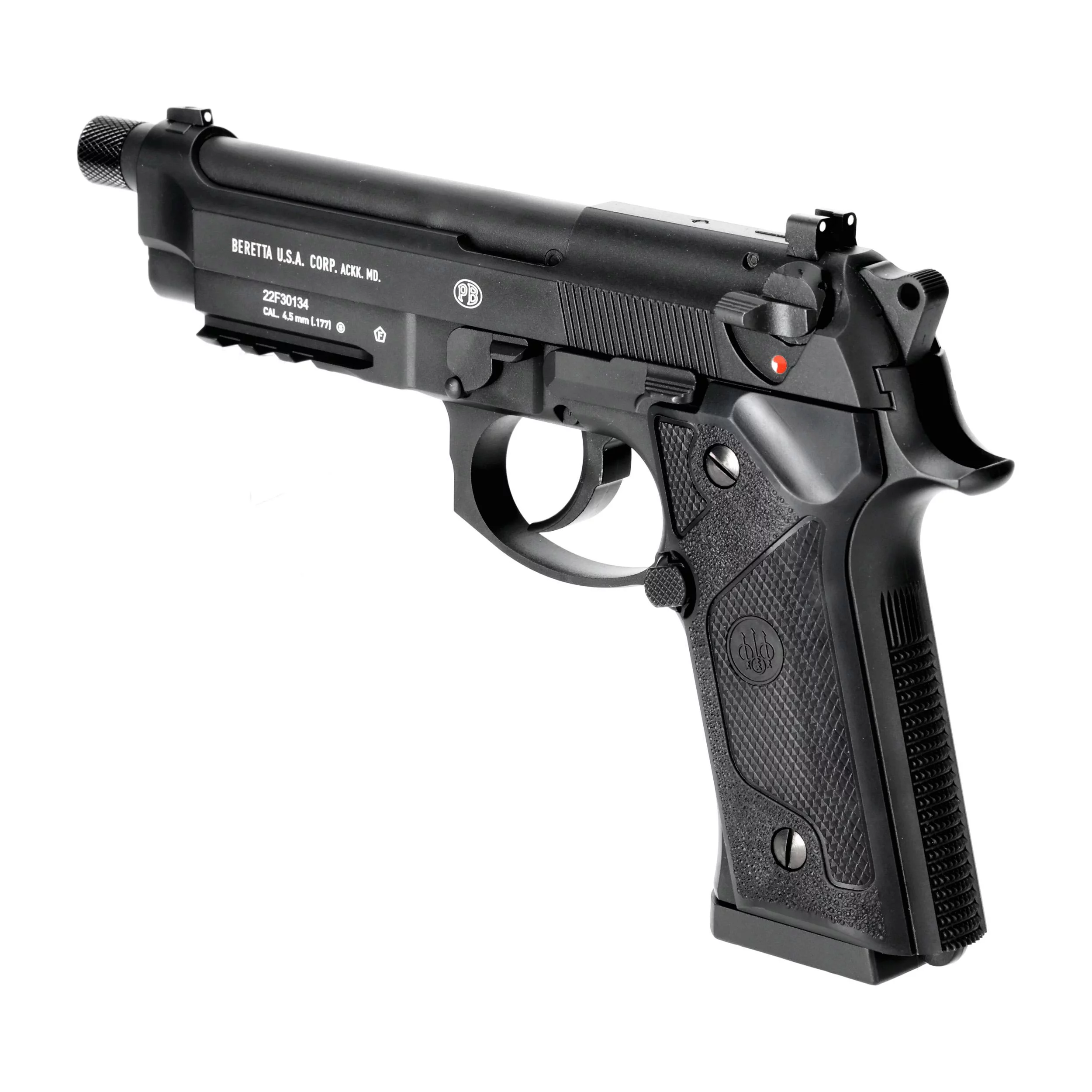 Pistolet wiatrówka Beretta M9A3 FM 4,5 mm czarny (5.8393) - widok 7
