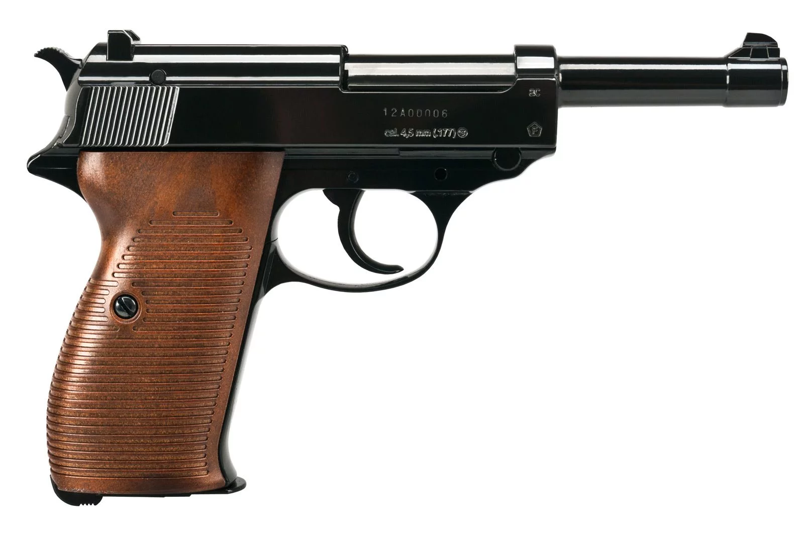 Pistolet wiatrówka WALTHER P38 20-strzał. CO2 4,5 BB BlowBack (5.8089) - widok 4