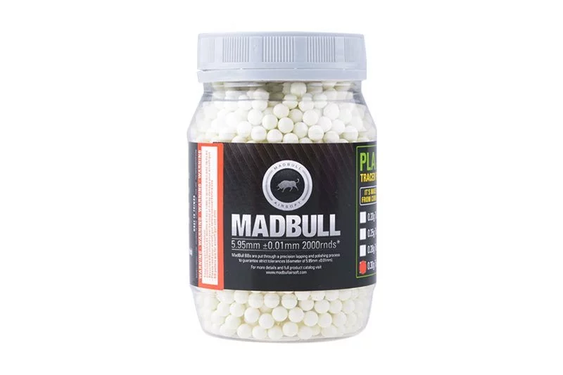 Kulki ASG biodegradowalne PLA Tracer 0,30g - butelka 2000szt.  (MDB-16-020303)