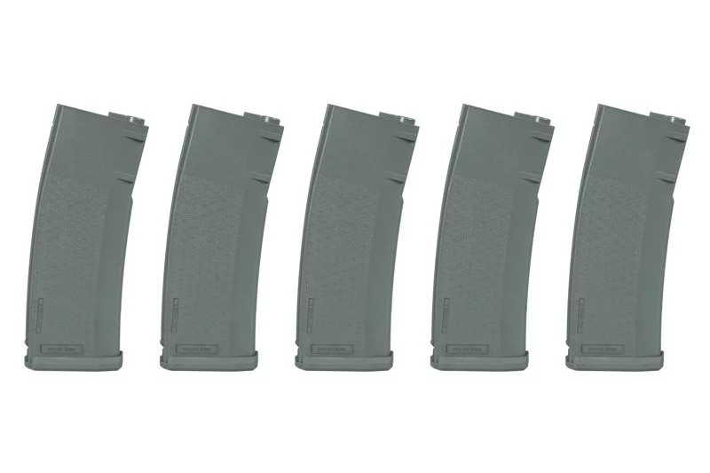 Zestaw 5 magazynków S-Mag Mid-Cap na 125 kulek - Chaos Grey (SPE-05-025722) SPECNA ARMS - widok 3