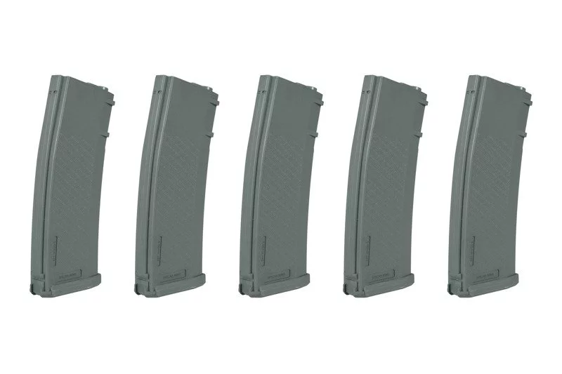 Zestaw 5 magazynków S-Mag Mid-Cap na 125 kulek - Chaos Grey (SPE-05-025722) SPECNA ARMS - widok 2
