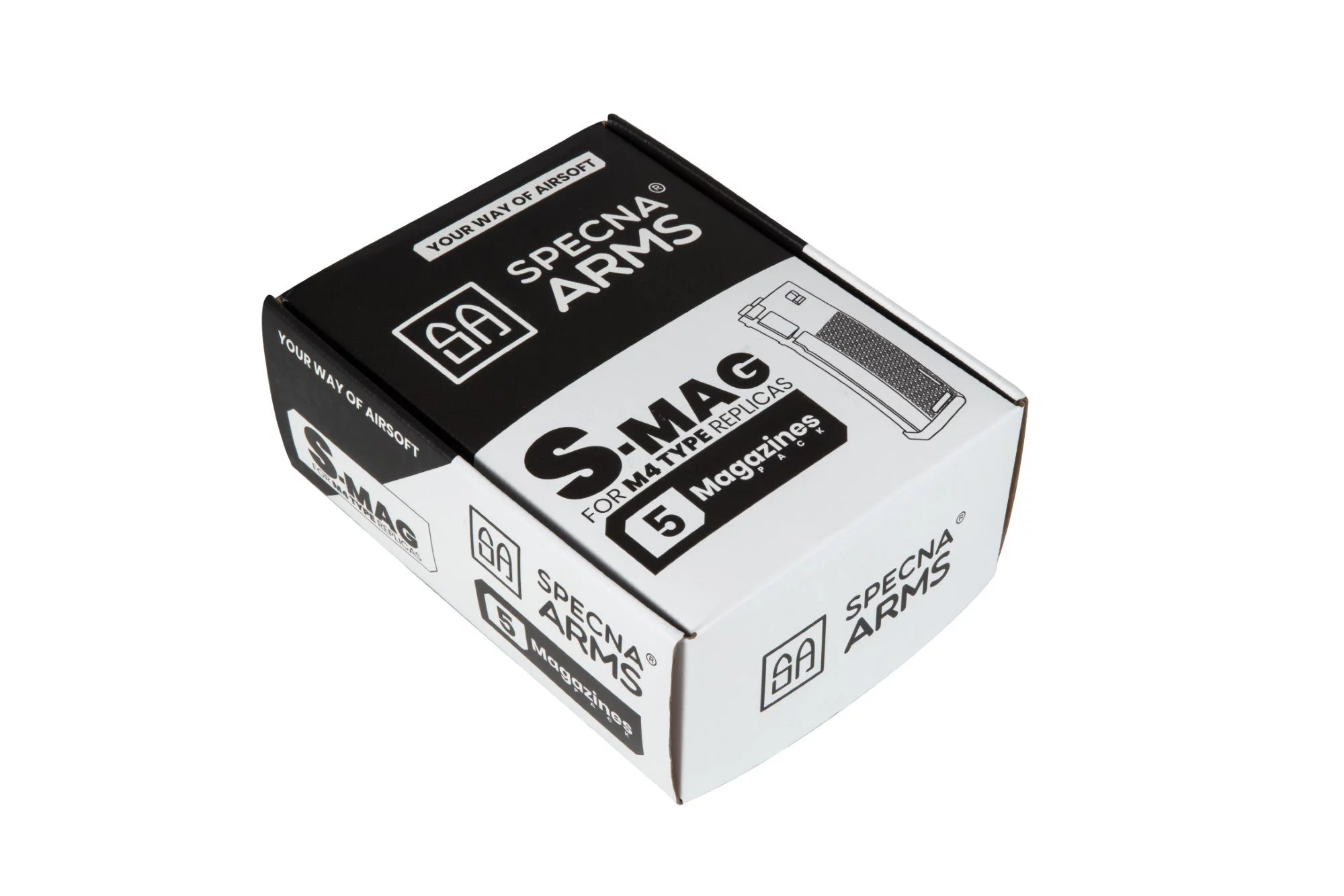 Zestaw 5 magazynków S-Mag Mid-Cap na 125 kulek - tan (SPE-05-025720) SPECNA ARMS - widok 8