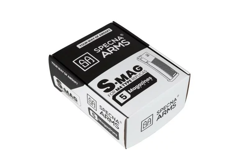 Zestaw 5 magazynków S-Mag Mid-Cap na 125 kulek - tan (SPE-05-025720) SPECNA ARMS - widok 4