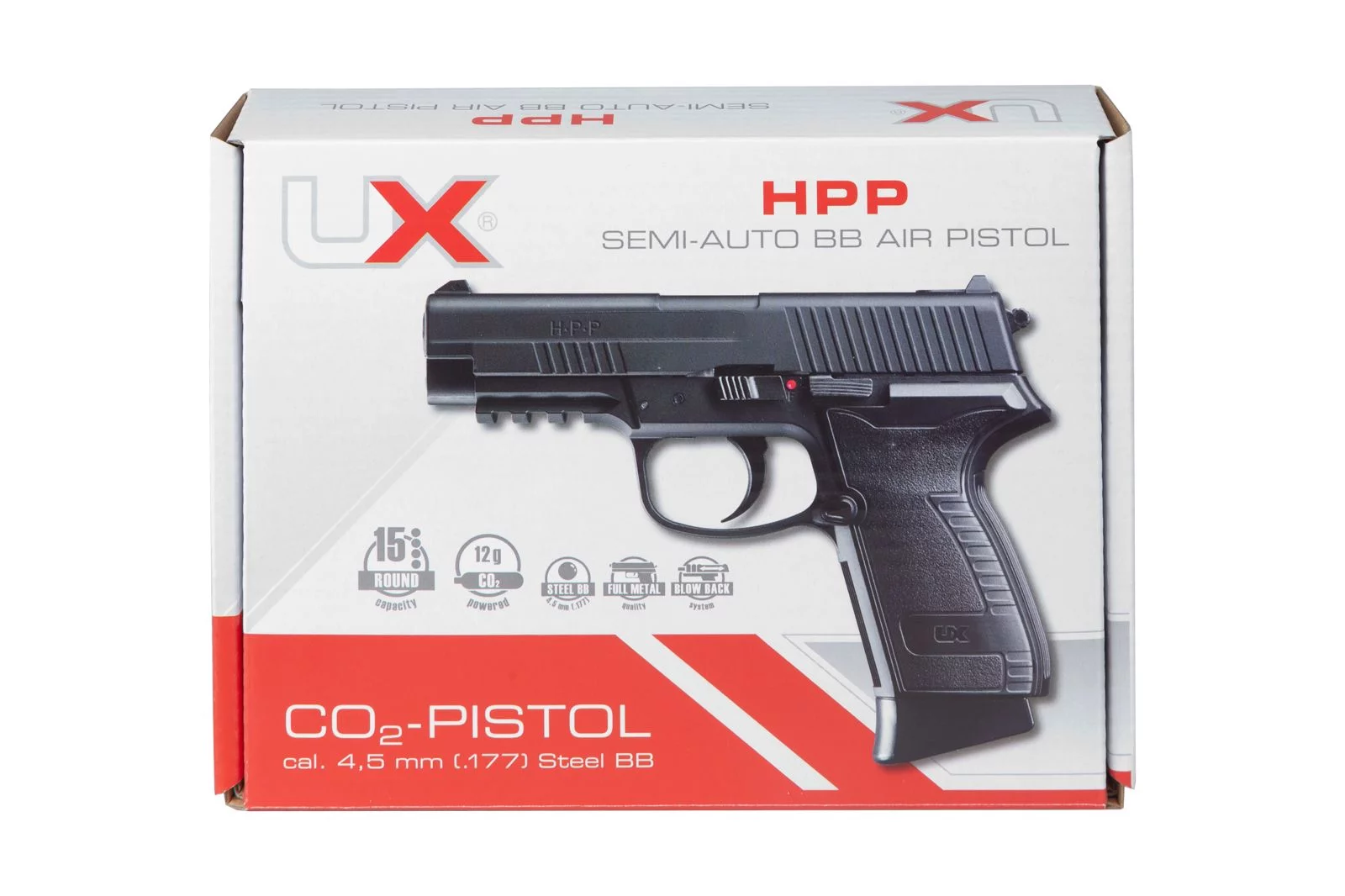 Pistolet wiatrówka UMAREX HPP 4,5 mm BB 15-strzał. CO2 BlowBack (5.8156) - widok 6