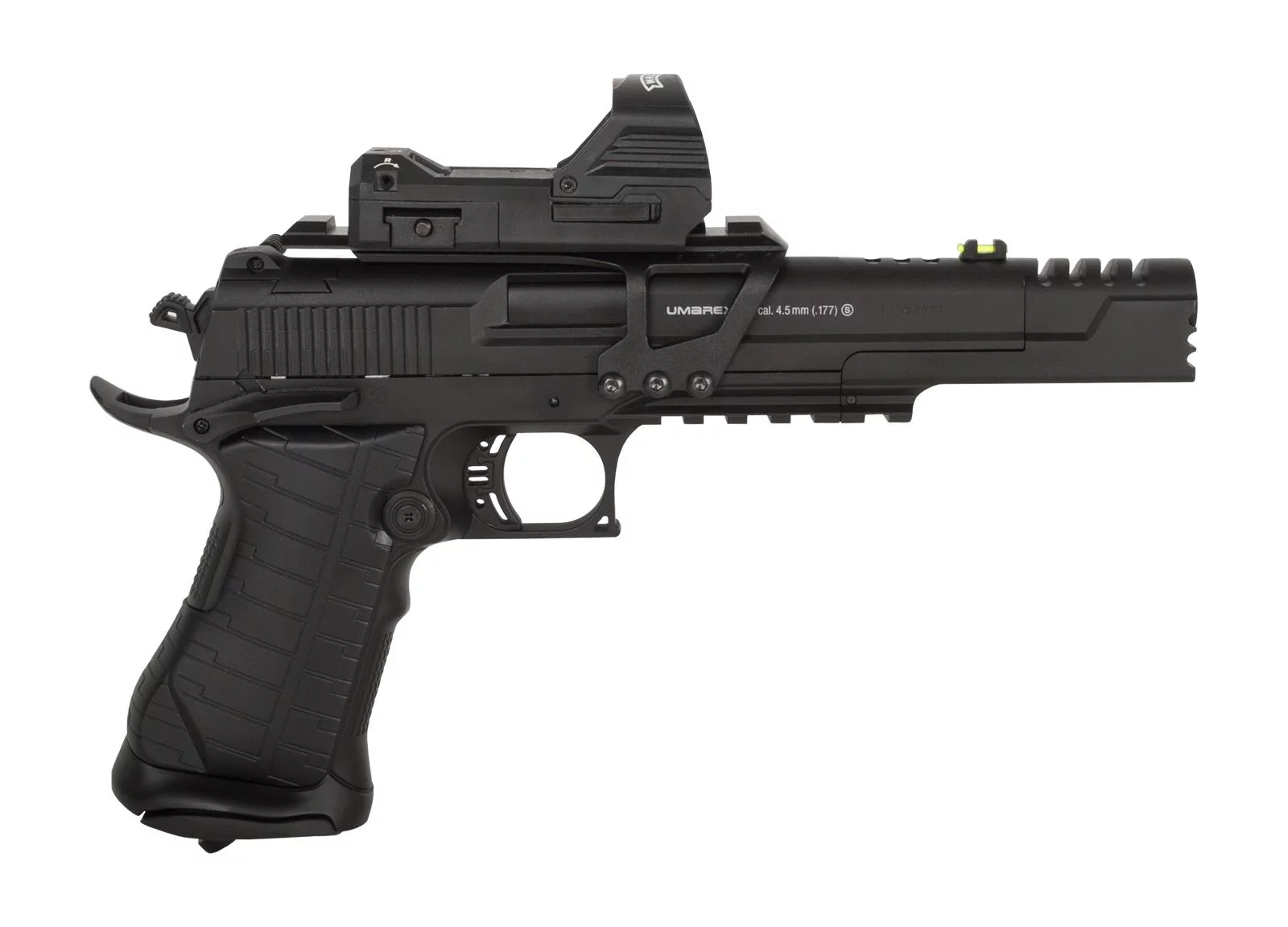 Pistolet wiatrówka UMAREX RACEGUN BlowBack kal.4,5 mm BB CO2mm + kolimator (5.8161-1) - widok 5